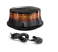 Magnetic Low Profile Led Flashing Rotating Amber Warning Beacon Light 12V 24V E9