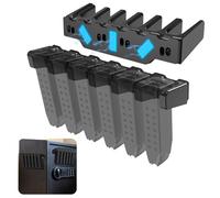 Magnetic Magazine Holder for Glok 17 19 22 23 26 31 32 33 34 | Single Stacks | Pmags, Gun Safe Accessories Mag Storage Mount, Magazine Extension Fit for Glok 17 19 Accessories