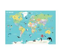 Magnetic Map of France - Ingela P.Arrhenius Multicoloured one size