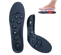 Magnetic Massage Insoles - Ultra-Soft Base, Quick Connection, Arch Support, High Magnetic Flow Unit, Breathable Cushion | Relieves Plantar - Ortho Insoles