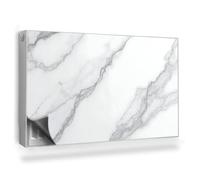 Magnetic Mat for Radiators 100x60 cm (39,4x23,6 inch) Dust and Damage Protection Heat-Resistant Decoration Panel Easy Installation Built-in Magnet - Delicate marble texture elegant stone