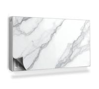 Magnetic Mat for Radiators 110x60 cm (43,3x23,6 inch) Dust and Damage Protection Heat-Resistant Decoration Panel Easy Installation Built-in Magnet - Delicate marble texture elegant stone