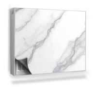 Magnetic Mat for Radiators 80x60 cm (31,5x23,6 inch) Dust and Damage Protection Heat-Resistant Decoration Panel Easy Installation Built-in Magnet - Delicate marble texture elegant stone