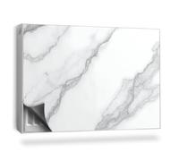 Magnetic Mat for Radiators 90x60 cm (35,4x23,6 inch) Dust and Damage Protection Heat-Resistant Decoration Panel Easy Installation Built-in Magnet - Delicate marble texture elegant stone