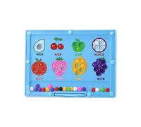 Magnetic Maze Board - Colourful Magnetic And Digital Labyrinth, Early Learning Game Set, Preschool Skill Building, Educational Fruit Puzzle, Fun Development Activity For Kids