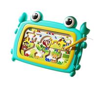Magnetic Maze Board - Crab Shape Fun Educational Game with Pen - Fine Motor Toys | for Kids Boys Girls Children Preschool Easter Valentines Travel Home Play Day