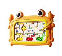 Magnetic Maze,Crab Shape Fun Educational Game with Pen - Magnetic Maze Toys,for Kids Boys Girls Children Preschool Easter Valentines Travel Home Play Day