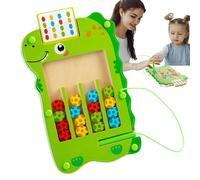 Magnetic Maze,Magnet Dinosaur Maze - Sensory Toys, Fine Motor Skill Toy, Preschool Learning Activities for Travel Classroom