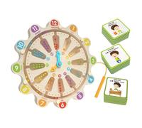 Magnetic Maze - Magnetic Maze Clock Puzzle Games,Wooden Counting Color Sorting Toys, Puzzle Games Preschool Learning Activities for Toddler Sensory Play