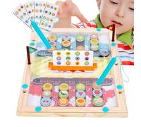 Magnetic Maze with Colours and Numbers - Educational Wooden Matching Game, Interactive Puzzle Game | For Home Travel Party Classroom Games Room Homeschooling Family Evenings East Field