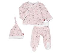 Magnetic Me Modal Newborn Take Home Kimono Set | Silky Soft Modal Fabric, Baa Baa Baby Pink, 0-3M (8-12 lb)