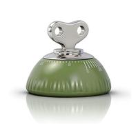 Magnetic Mechanical Kitchen Timer - Strong Built-in Magnet, Wind Up 60 Mins Timer, Loud Alarm, No Batteries, Hands-Free for Cooking, Baking, Oven, Workbench & Study (Green)