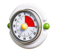 Magnetic Mechanical Kitchen Timer with Loud Visual Alarm | Compact ABS design with loud alarm audible from other rooms, perfect for baking and cooking