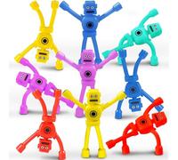 Magnetic Men Travel Toys for Toddlers Kid Boy 10PC Airplane Road Trip Car Travel Activities Essential Cool Fridge Magnet Fidget for Classroom Autism Sensory ADHD Gift for Boy 3 4 5 6 7 8 Year Old