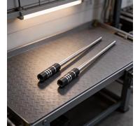 Magnetic Metal Shaft Extension Bar Rod for Screwdriver Bit Holder Hex Socket Adapter Supporting Standard 4mm 8 Inch Hex Bits Steel Material 2pcs