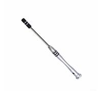 Magnetic Metal Shaft Extension Bar with Hex Socket Adapter for Screwdriver Bits, 123mm Steel Rod, 2 Pack