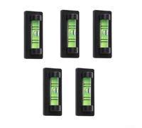 Magnetic Mini Bubble Level Indicator with Double Line for Accurate for Horizontal Alignment 40x17x12mm Level Tool for Picture for Frames Cross-Stitch Photo (2pcs)