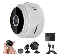 Magnetic Mini Camera, Mini Camera Wireless, The Secret Smart MiniWireless Cameras, with Night Vision, 1080p HD Hidden Cameras with Audio Indoor/Outdoors Wireless (White,1Pcs)