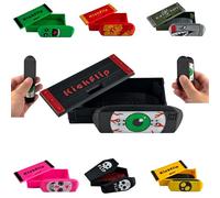 Magnetic Mini Fingerboard 3D Printed Finger Skateboards Portable Tiny Skateboard Desk Toy for Flips Spins & Grinds Pocket-Sized Mini Fingerboard Toy for Flips Spins & Grinds(Black Eyeball) (B)