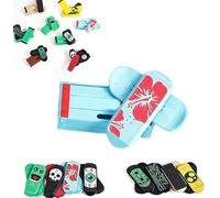 Magnetic Mini Fingerboard | 3D Printed Fingerboard Obstacles, Spin, Flipe, And Roll Your Stress Away | Fun, Stress-Relieving & Portable | For Family Friends Boys Girls