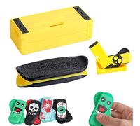 Magnetic Mini Fingerboard - Fun, Stress-Relieving & Portable, Pro Fingerboard Obstacles, Spin, Flip, and Roll Your Stress Away, Slide & Relief Stress for Adults, for Office Home Travel (03#)