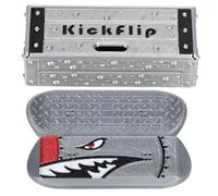 Magnetic Mini Fingerboard, Magnetic Skateboard Fidget with Storage Crate, Stress-Relieving and Portable Finger Board, 3D Printed Fingerboard for Tricks (Spin/Flip/Slide)