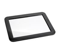 Magnetic Mirror - Glass, 7 Inches, 5 X 7 Inch Small Mirror For Locker, The Compact Vanity Reflection Tool | Miror For School Locker, Black Frame Mirrors,Metal Surfaces