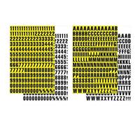 Magnetic Mixed Numbers, Ideal for Use on Shelving or Racking Beams or Any Magnetic Surface - H.23mm - White