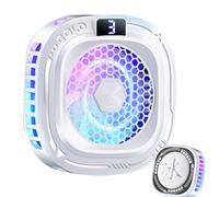 Magnetic Mobile Cooling Device - RGB Phone Fan | 10W Semiconductor Cooling Radiator with 3 Speed Levels Silent Cooling Fan