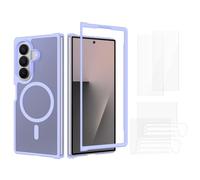 Magnetic Mobile Phone Case for Samsung Galaxy Z Fold8 Ultra with Glass Set | 2 x outer protective glass, 2 x inner hydrogel film, TPU frame, 2.0 mm back plate, SkinFeel feel