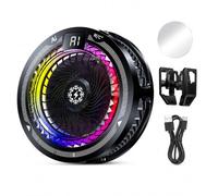 Magnetic Mobile Phone Cooler for Gaming, Phone Cooler for Hot Weather, 26 W Semiconductor Technology, 3 Levels Mobile Phone iPhone Fan, Portable RGB Cooling Fan, Keep the Phone Cool