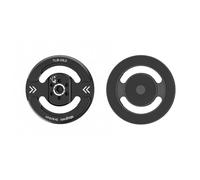 Magnetic Mobile Phone Tripod Adapter, with Magnetic Ring, with 6.35 mm/1/4-20 UNC Thread Holes and Cold Shoe, Compatible with Magsafe, Compatible with iPhone, for Pan/Tilt Devices and Tripods
