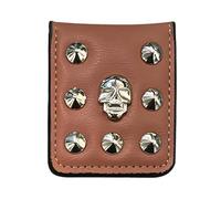 Magnetic Money Clip - Money Clip Card Holder, Slim Wallet Card Holder, Leather Money Clip, Compact Money Organizer For Men | Portable Slim Card Holder For Homm, Dark Brown, Se référer au descriptif,