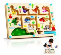 Magnetic Montessori Colour Number Maze Toys for 3 4 5 6 Year Old Wooden Counting and Colour Matching Puzzle Board Educational Fine Motor Skills Toys Toddler Learning Gifts for Boys & Girls