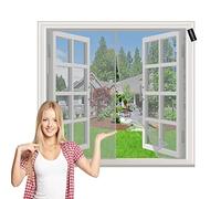Magnetic Mosquito Insects Window Screen-Fly nets Grey 150x170cm Automatic Closing Magnetic Fly Curtain-Seal Automatically Anti Mosquito Hands Free-for Doors and Windows