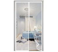 Magnetic Mosquito Net for & Doors 200 x 205 cm Self Closing No Tools Needed Easy Installation White Color ct Screen for Home Protection
