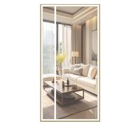 Magnetic Mosquito Screen for Balcony Door, 200x260 cm, Double-Sided Open, ct Protection, White, Easy Install, Adjustable, Durable, Home & Patio Essential