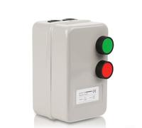 Magnetic Motor Starter QCX5 22 220V 7 5KW for Use in Distribution Boxes with Overload Protection and Rubber Grommets to Prevent Wire Wear (4000W)