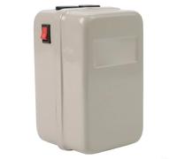 Magnetic Motor Starter QCX5 22 220V 7 5KW for Use in Distribution Boxes with Overload Protection and Rubber Grommets to Prevent Wire Wear (2200W)