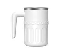 Magnetic Mug - Automatic Stirring Cup, Rechargeable Beverage Mixer, Smart Temp Display Lid, Smooth Blend Feature, High-Tech Drinkware Tool, Cafe Gear for Kitchen Camping