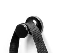 Magnetic Multi-Purpose Pin Hooks - No Tools Required - Use with Any Ferrous Surface or Included Adhesive-Backed Steel Discs - Perfect for Coats, Hats and Bags (Pack of 2) (36mm Dia x 39mm Length)