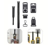 Magnetic Multimeter Suspension Kit 7-Piece Set With Rare Earth Hook And Rubber Coated Strap For Secure Hanging On Metal Surfaces In Workshops