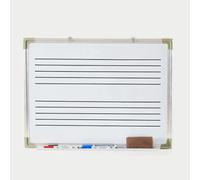 Magnetic Music Staff Whiteboard - Double-Sided Wall-Mounted Music Theory Board for Teachers and Musicians, Ideal for Piano Lessons and Music Classes