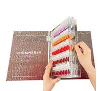 Magnetic Nail Book, Acrylic Nail Polish, Colour Display, Blackboard Book, Folder Storage, 3 Manicure Art for Women & Manicure Experts