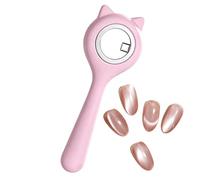 Magnetic Nail Magnet, Portable Flexible Compact Circular Tool, Circular Magnet | For Women Girls Beginners Artists Travel Home Indoor Outdoor