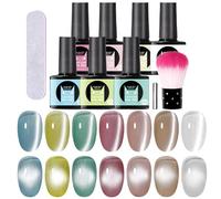 Magnetic Nail Polish Gel | 7 Colors Magnetic Gel Polish | Long-Lasting Nail Oil Set - for Women Girls Home Salon Manicure Daily Formal Casual Party Vacation Festive Holiday