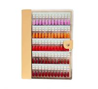 Magnetic Nail Swatches Book,2025 New Nail Color Display Book,120/180/240 Nail Color Display Book, Professional Magnet Removable Blank Nail Sample Display Organizer for Manicurist (180pcs)