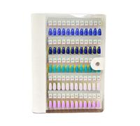 Magnetic Nail Swatches Book Color Testing Detachable Gel Sho Tip Display H0o9 Uv Board Manicure Nail Polish Booklet Display