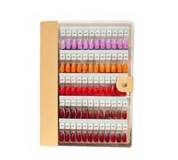 Magnetic Nail Swatches Book Color Testing Detachable Nail Tip Display Booklet Nail Polish GEL Board Sho Display Manicure UV