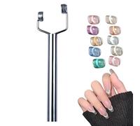 Magnetic Nail Tool - Y Shape Magnetic Nail | Double Ended Manicure Tool, Powerful Suction Stick for Nail Studio, Nail Salon